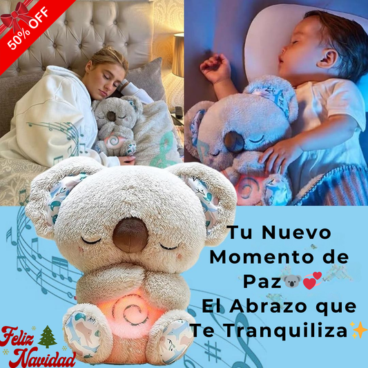 Koala Calm™ – Elimina las Noches Inquietas y Alivia el Insomnio con su Respiración Simulada para Bebés y Mujeres