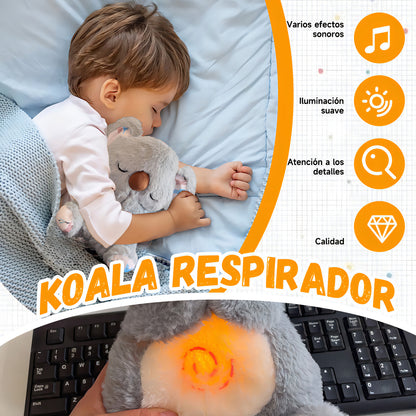Koala Calm™ – Elimina las Noches Inquietas y Alivia el Insomnio con su Respiración Simulada para Bebés y Mujeres